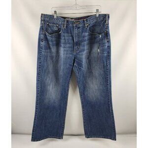 Urban Pipeline Jeans Mens 40x29 Blue Relaxed Bootcut Denim